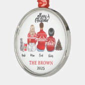 Weihnachtssticker | Festtagslabel Ornament Aus Metall (Links)