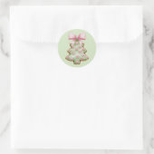 Weihnachtssticker Runder Aufkleber (Tasche)