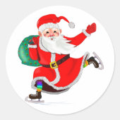 Weihnachtssticker Weihnachtsgeschenk Runder Aufkleber (Vorderseite)