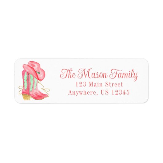 Weihnachtsstiefel und Cowboy-Hut (Vorne)