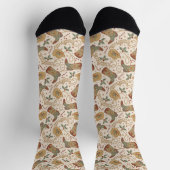 Weihnachtsstiefel und Hatter-Muster im Western Socken (Oben)