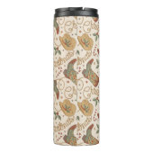 Weihnachtsstiefel und Hatter-Muster im Western Thermosbecher (Rückseite)