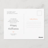 Weihnachtsstieg oder Weihnachtsfeier dieses Jahr Postkarte (Rückseite)