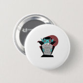 Weihnachtsstift Halloween Vampire Lover Button (Vorne & Hinten)