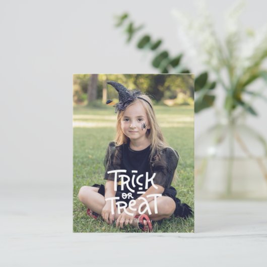 Weihnachtsstift oder Trete dieses Jahr Postkarte (Stehend Vorderseite)