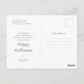 Weihnachtsstift oder Trete dieses Jahr Postkarte (Rückseite)