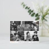 Weihnachtsstift oder Trete dieses Jahr Postkarte (Stehend Vorderseite)