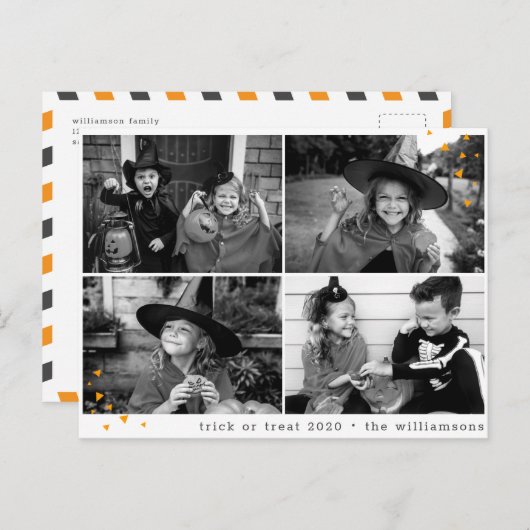 Weihnachtsstift oder Trete dieses Jahr Postkarte (Vorne/Hinten)