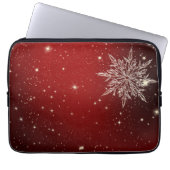 Weihnachtsstil Laptopschutzhülle (Vorderseite)