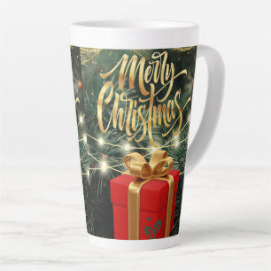 Weihnachtsstil-Latte-Macchiato-Tasse Milchtasse