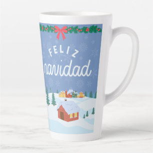 Weihnachtsstil-Latte-Macchiato-Tasse Milchtasse