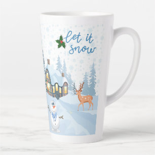 Weihnachtsstil-Latte-Macchiato-Tasse Milchtasse
