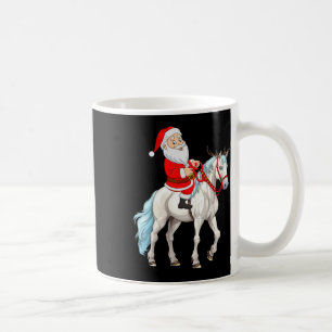 Weihnachtsstil-Rentier-Weihnachtsmann-Reittier-Wei Kaffeetasse