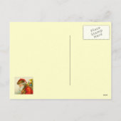 Weihnachtsstil Vintag Feiertagspostkarte (Rückseite)