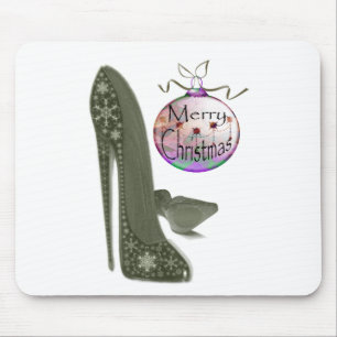 WeihnachtsStilett-Schuh-und Mousepad