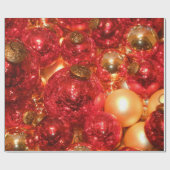 Weihnachtsstilvolle glänzende Beleuchtung verziert Geschenkpapier (Flach)