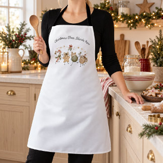 Weihnachtsstimmung Beginnt Hier Niedlicher Feierta Schürze
