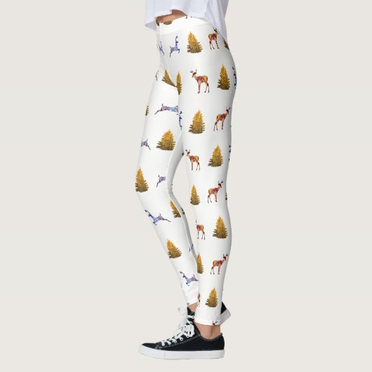 Weihnachtsstimmung Custom Leggings (Links)