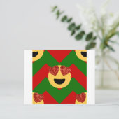 Weihnachtsstimmung Feiertagspostkarte (Stehend Vorderseite)