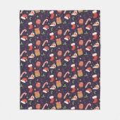 Weihnachtsstimmung Fleecedecke (Vorderseite)