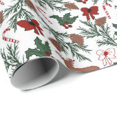 Weihnachtsstimmung Geschenkpapier (Rolleneckpunkt)