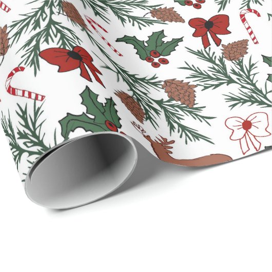 Weihnachtsstimmung Geschenkpapier (Rolleneckpunkt)