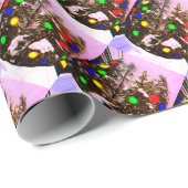 Weihnachtsstimmung Geschenkpapier (Rolleneckpunkt)