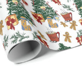 Weihnachtsstimmung Geschenkpapier (Rolleneckpunkt)
