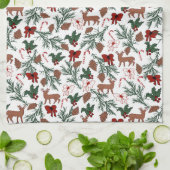 Weihnachtsstimmung Geschirrtuch (Gefaltet)