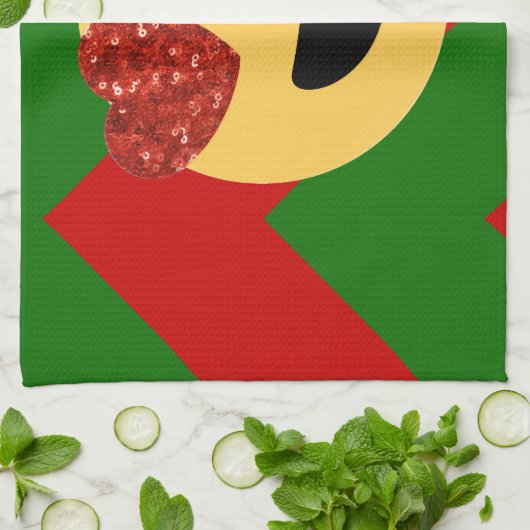 Weihnachtsstimmung Handtuch (Gefaltet)