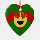 Weihnachtsstimmung Keramik Ornament (Rechts)