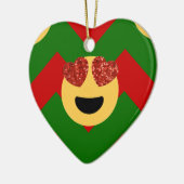Weihnachtsstimmung Keramik Ornament (Links)