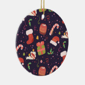 Weihnachtsstimmung Keramik Ornament (Rechts)