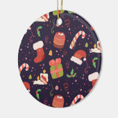 Weihnachtsstimmung Keramik Ornament (Links)