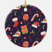 Weihnachtsstimmung Keramik Ornament (Hinten)