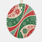 Weihnachtsstimmung Keramik Ornament (Links)