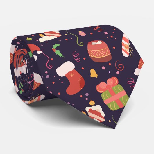 Weihnachtsstimmung Krawatte (Gerollt)
