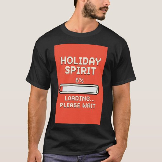 Weihnachtsstimmung Ladebalken T-Shirt (Vorderseite)