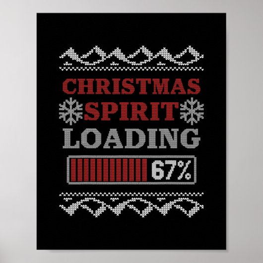 Weihnachtsstimmung lädt 67 Meme Sechs Sieben Feier Poster (Vorne)