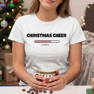 Weihnachtsstimmung lädt - Lustiger Weihnachtsmann- T-Shirt