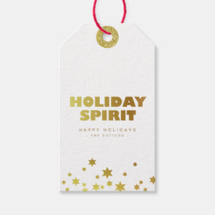 Weihnachtsstimmung Lustige Weihnachten Weiß & Go Geschenkanhänger