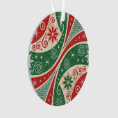 Weihnachtsstimmung Ornament (Vorderseite)