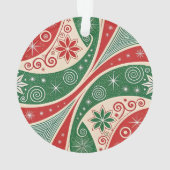 Weihnachtsstimmung Ornament (Rückseite)
