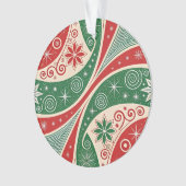Weihnachtsstimmung Ornament (Vorderseite)