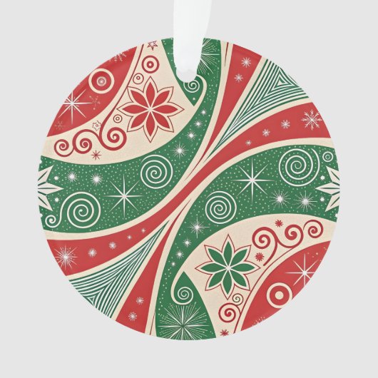Weihnachtsstimmung Ornament (Vorderseite)