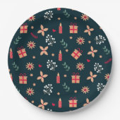 Weihnachtsstimmung Pappteller (Vorderseite)