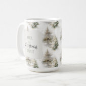 „Weihnachtsstimmung pur“ Weihnachtsbecher Kaffeetasse (Vorderseite Links)