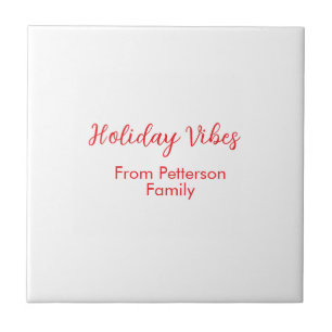 Weihnachtsstimmung rot Weihnachten Familienname Da Fliese