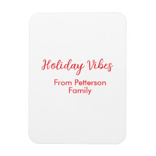 Weihnachtsstimmung rot Weihnachten Familienname Da Magnet