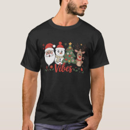 Weihnachtsstimmung Santa Schneemann Rentier Feiert T-Shirt